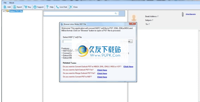 SoftakenNSFtoPSTConverter