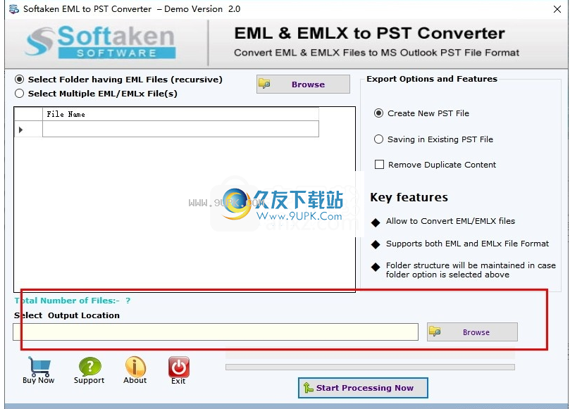 Softaken EML to PST Converter