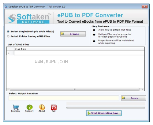 Softaken ePUB to PDF Converter