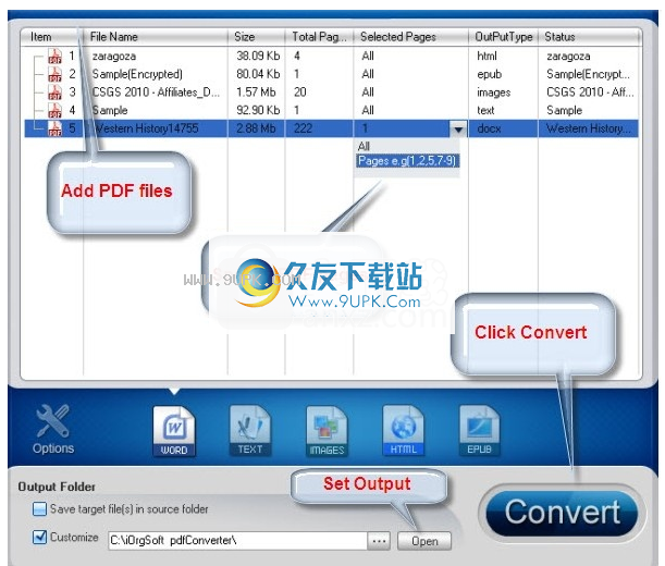 iOrgsoft PDF Converter