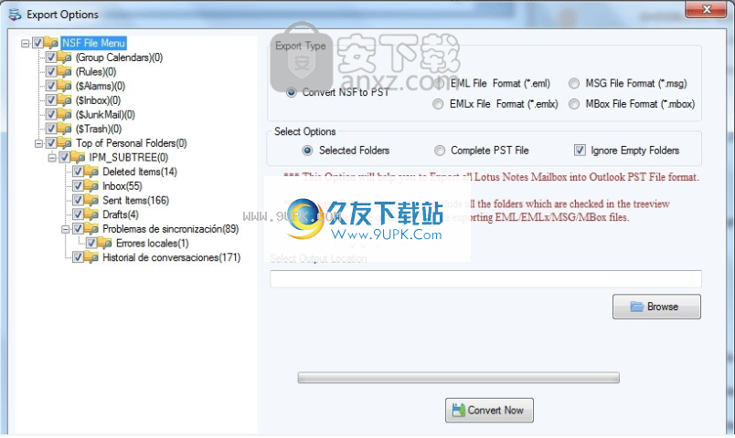 Softaken NSF to PST Converter