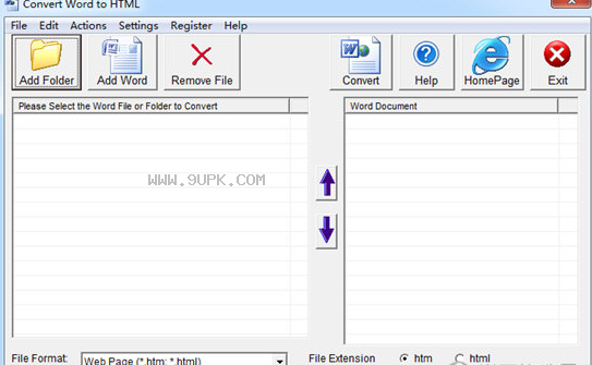 Convert Word to HTML