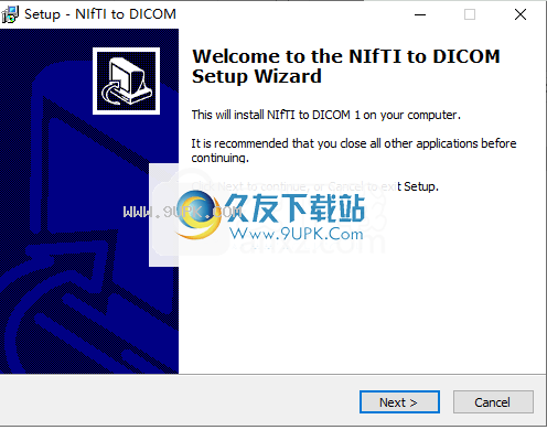 NIfTItoDICOM