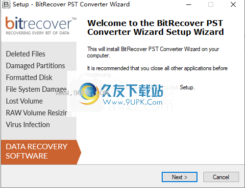 BitRecoverPSTConverterWizard