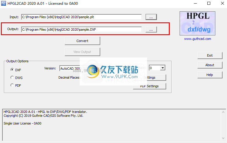 HPGL2CAD2020
