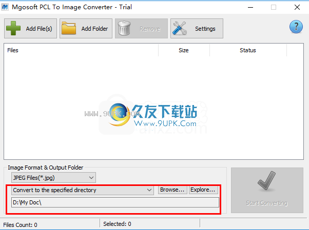 Mgosoft PCL To Image Converter