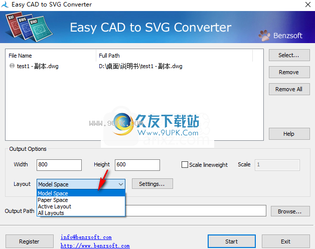 Easy CAD to SVG Converter