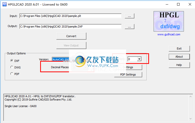 HPGL2CAD2020