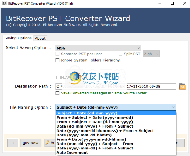 BitRecoverPSTConverterWizard