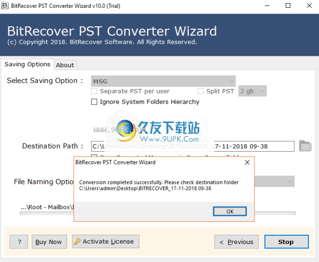 BitRecoverPSTConverterWizard