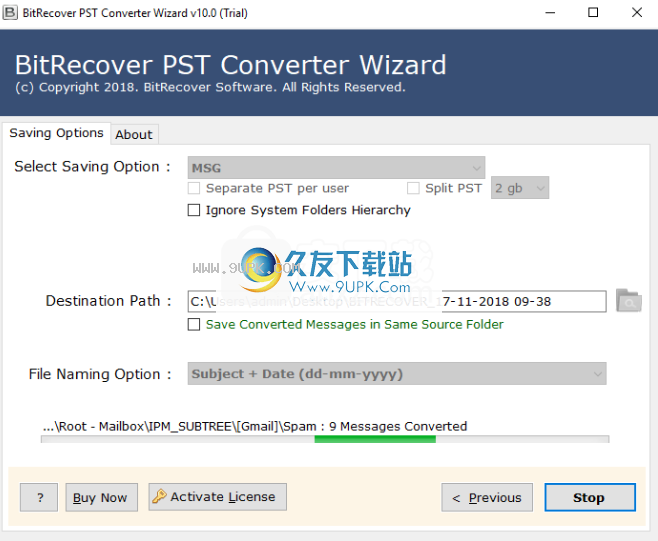 BitRecoverPSTConverterWizard