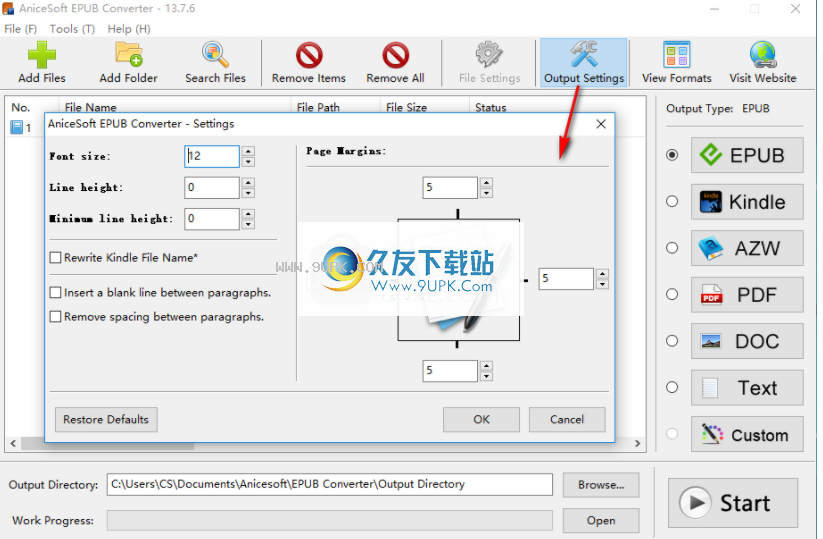 AniceSoftEPUBConverter
