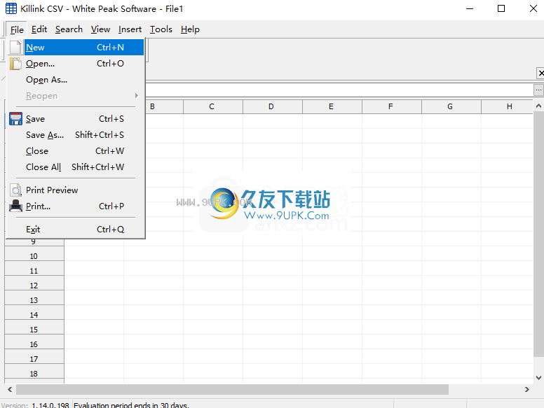 Killink CSV Editor