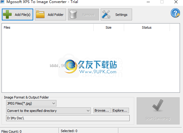 MgosoftXPSToImageConverter