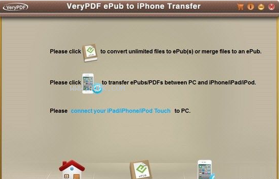 VeryPDF ePub to iPhone Transfer
