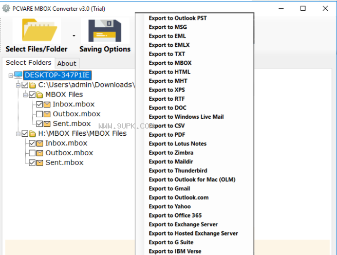 PCVARE MBOX Converter
