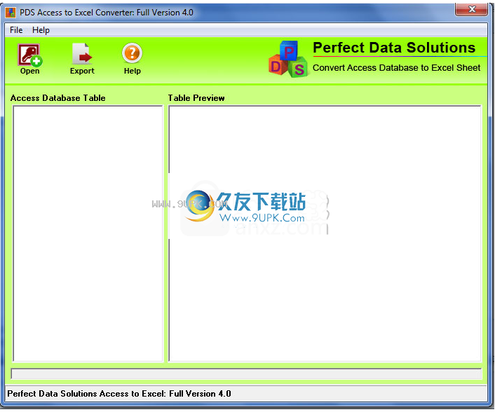 PDSAccesstoExcelConverter