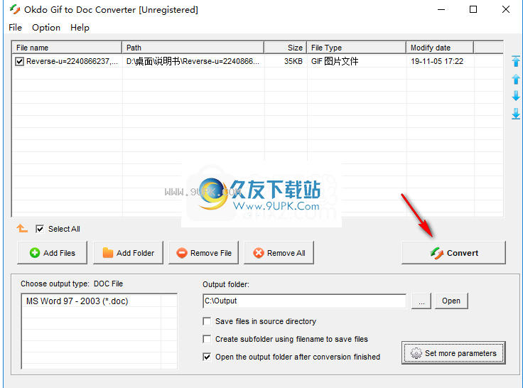 OkdoGiftoDocConverter