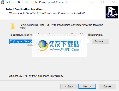 OkdoTxtRtftoPowerPointConverter