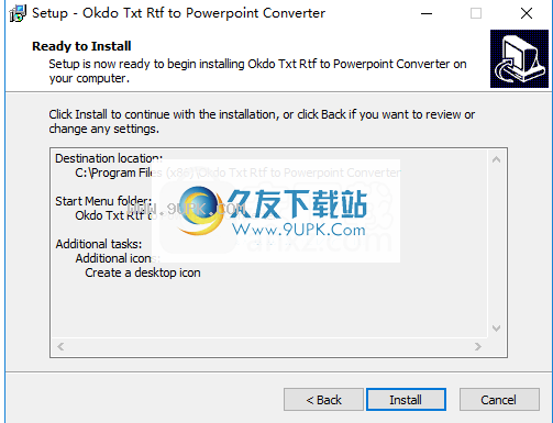 OkdoTxtRtftoPowerPointConverter