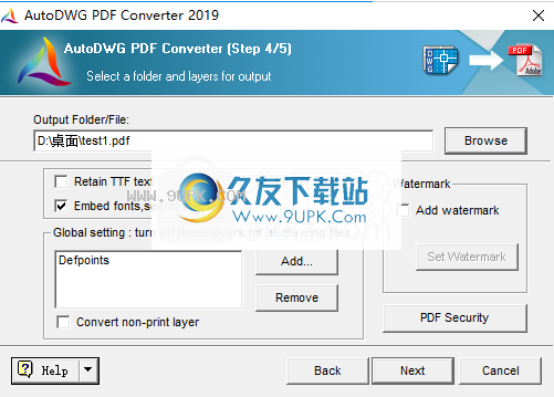 AutoDWGPDFtoDWGConverter2019