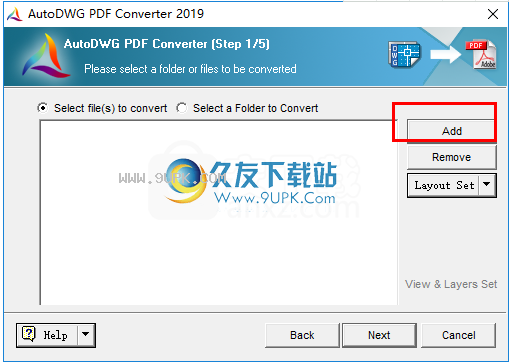 AutoDWG PDF to DWG Converter