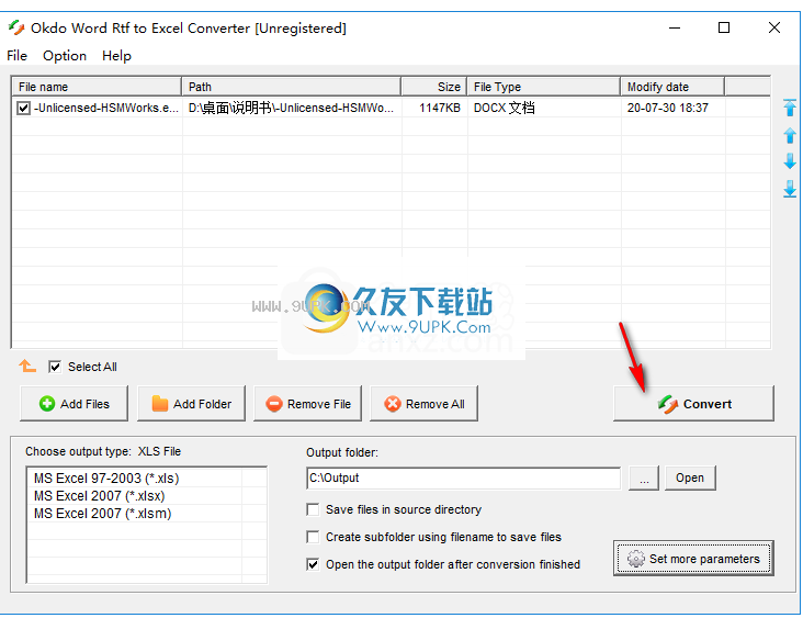 OkdoWordRtfToExcelConverter