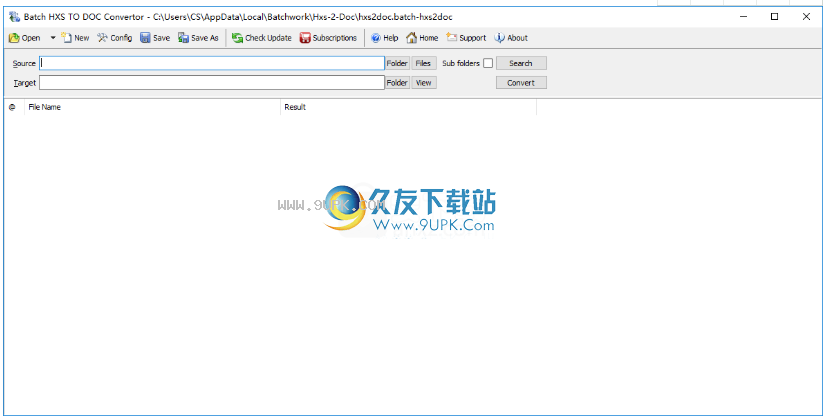 BatchHXStoDOCConverter