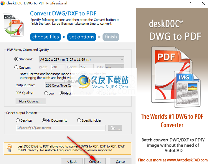 deskDOC DWG to PDF Pro