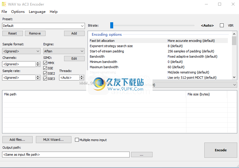 WAVtoAC3Encoder