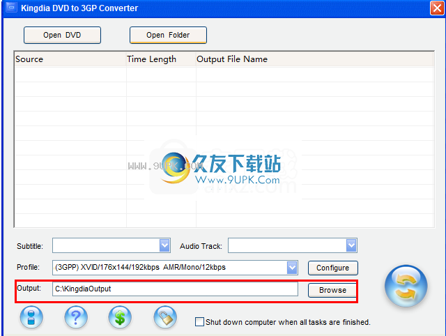 KingdiaDVDto3GPConverter