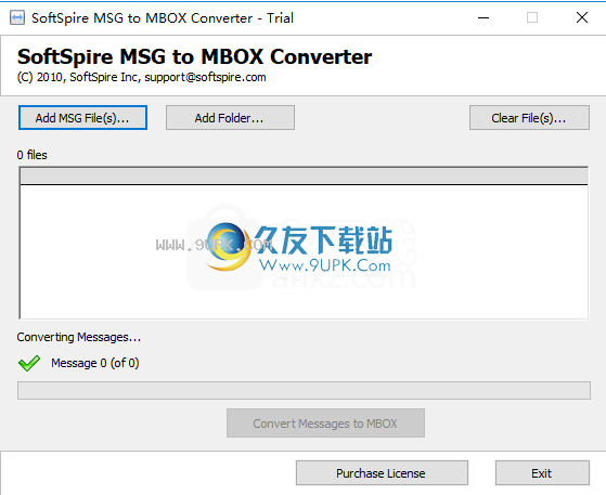 SoftSpireMSGtoMBOXConverter