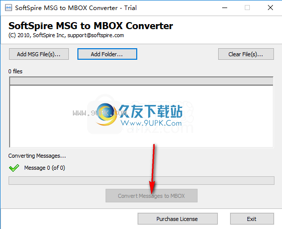 SoftSpireMSGtoMBOXConverter