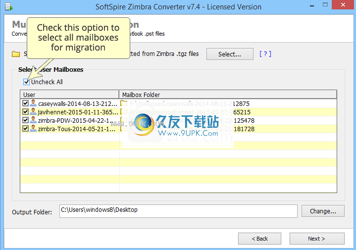 SoftSpireZimbraConverter
