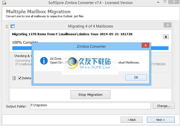 SoftSpireZimbraConverter