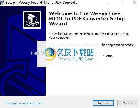 WeenyFreeHTMLtoPDFConverter