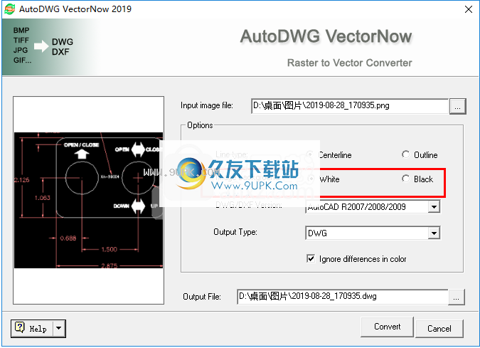 AutoDWGVectorNow2019