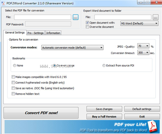 BullZip PDFWord Converter