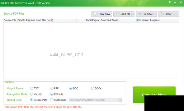 KEY PDF Convert to Word