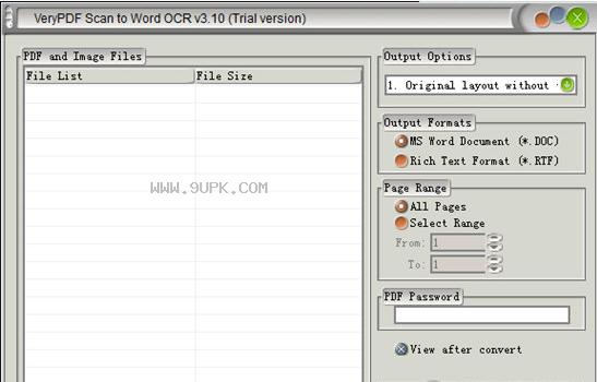 VeryPDF Scan to Word OCR Converter