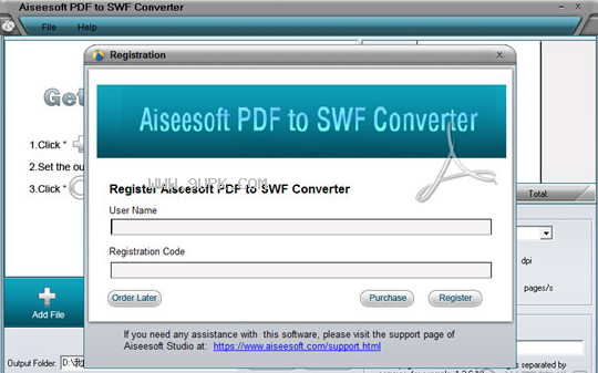 Aiseesoft PDF to SWF Converter