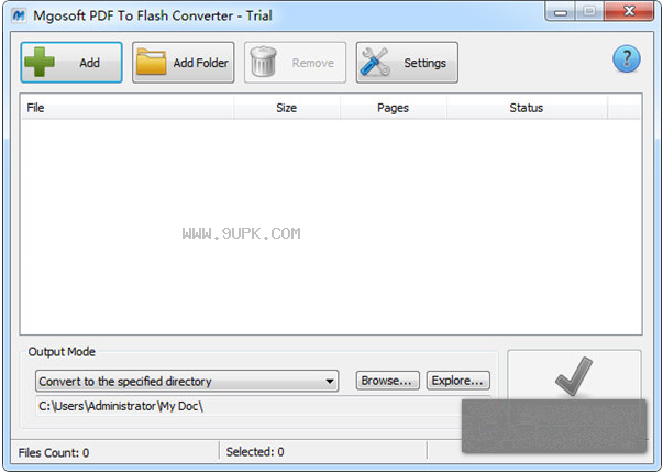 MgosoftPDFToFlashConverter