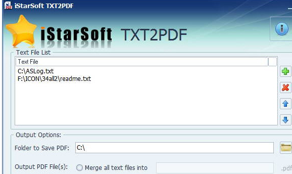iStarSoft TXTPDF