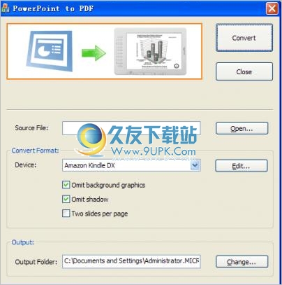 PowerPoint to PDF 英文免安装版