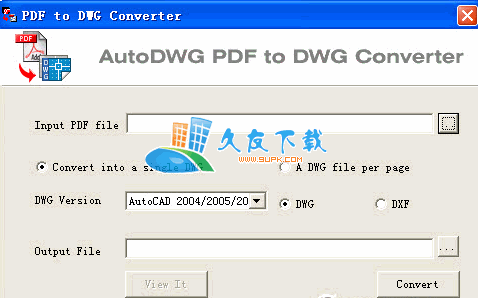 【pdf转dwg转换器】PDF转dwg工具下载v