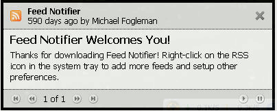 Feed Notifier 免安装[桌面RSS阅读器]