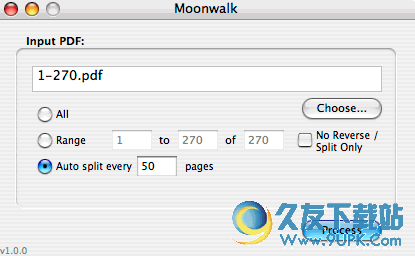 Moonwalk For Mac[PDF文件分割工具] v