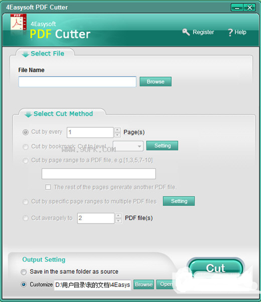 4EasysoftPDFCutter