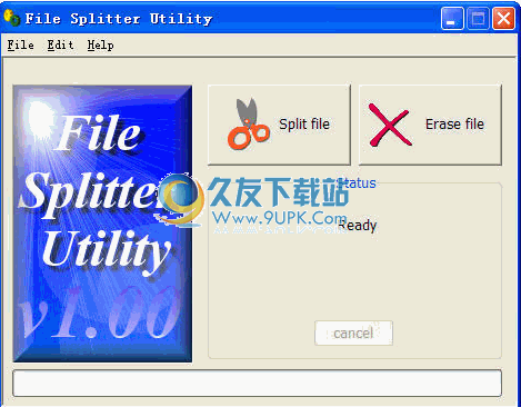 File Splitter Utility下载V英文免安装版[文件分割工具]