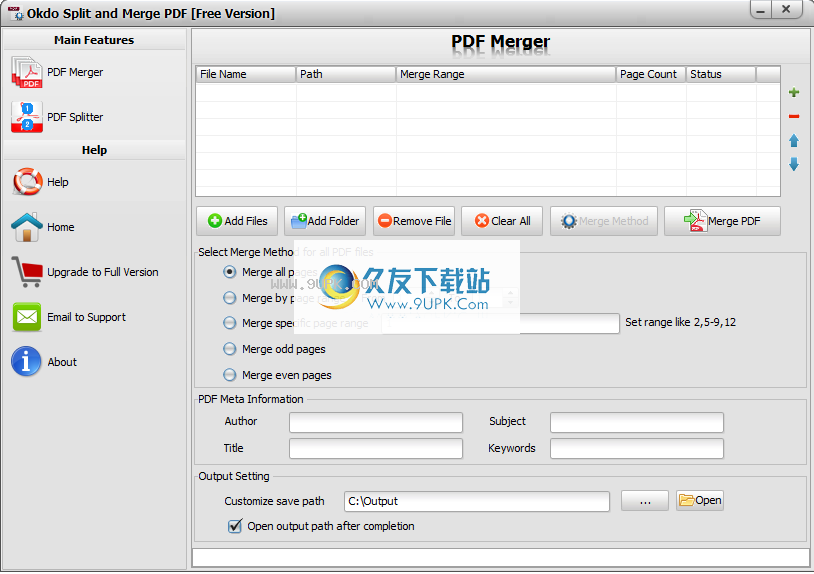 OkdoSplitandMergePDF